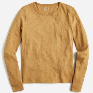 J. Crew NWT Slub Cotton Long Sleeve Tee sz S